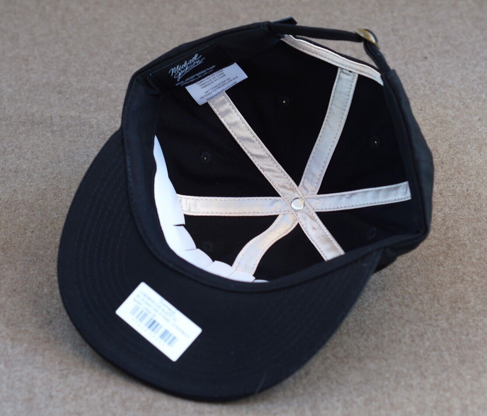New Diamond Supply Co. Micheal Jackson Signature Blk Mens Snapback Hat RHTDAM-77