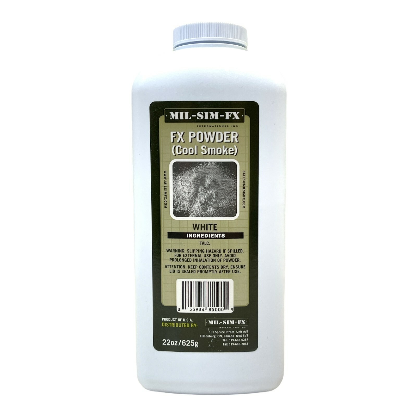 MIL-SIM-FX FX POWDER (COOL SMOKE) WHITE 22oz/625g