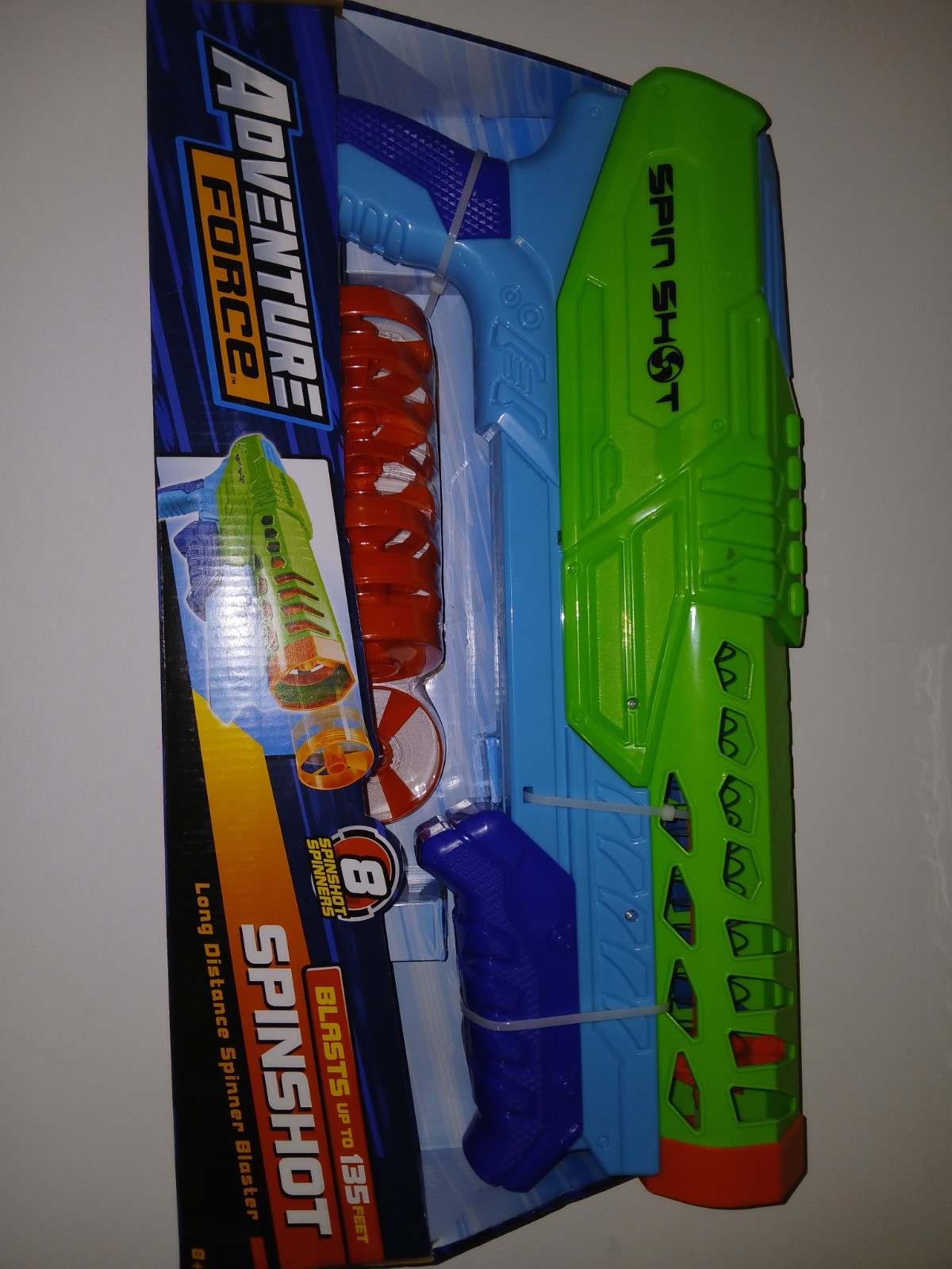 🔫 Adventure Force™ Spinshot pump-action propeller spinner blaster - NEW