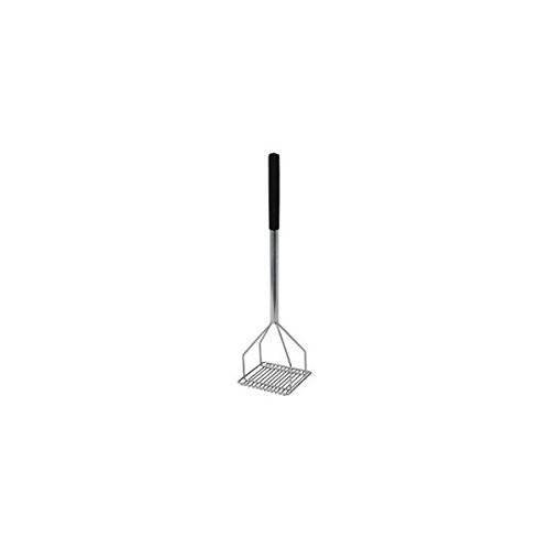 Winco PTMP-24S Potato Masher, 5-1/4" X 24"L, Square, Chrome Plated Handle W/