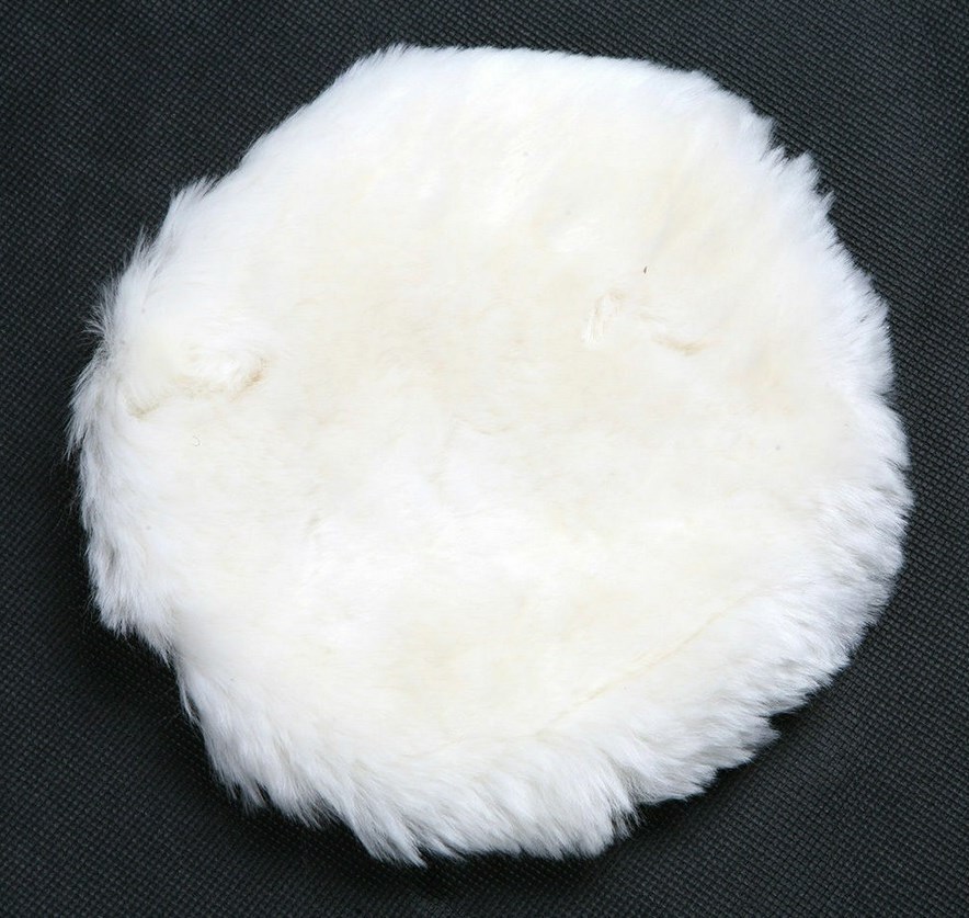2pcs 6" Hook & Loop Woolen Polishing Wheel Buffing Pad