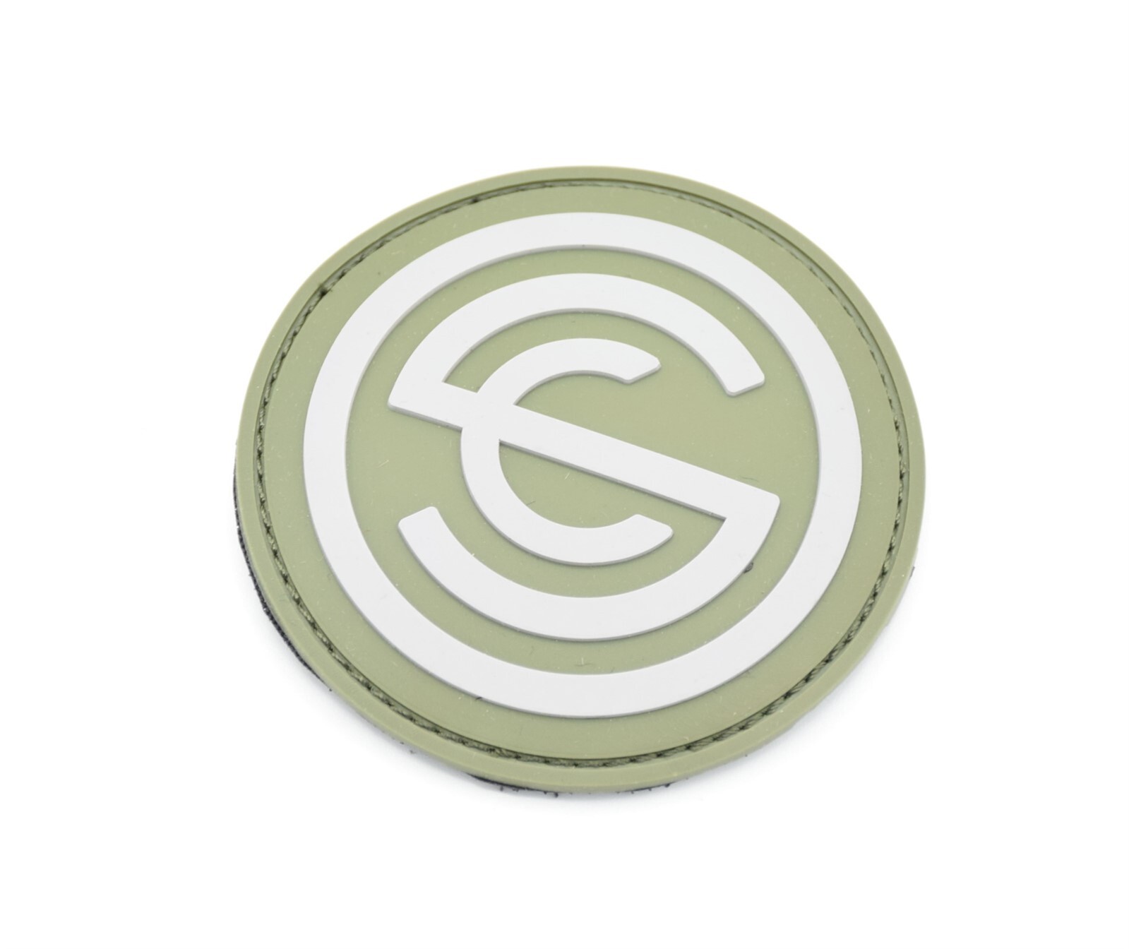 SILENCERCO LOGO PATCH HOOK/LOOP BACKING OSPREY OMEGA9K SPECWAR MAXIM9 GREEN/GRAY