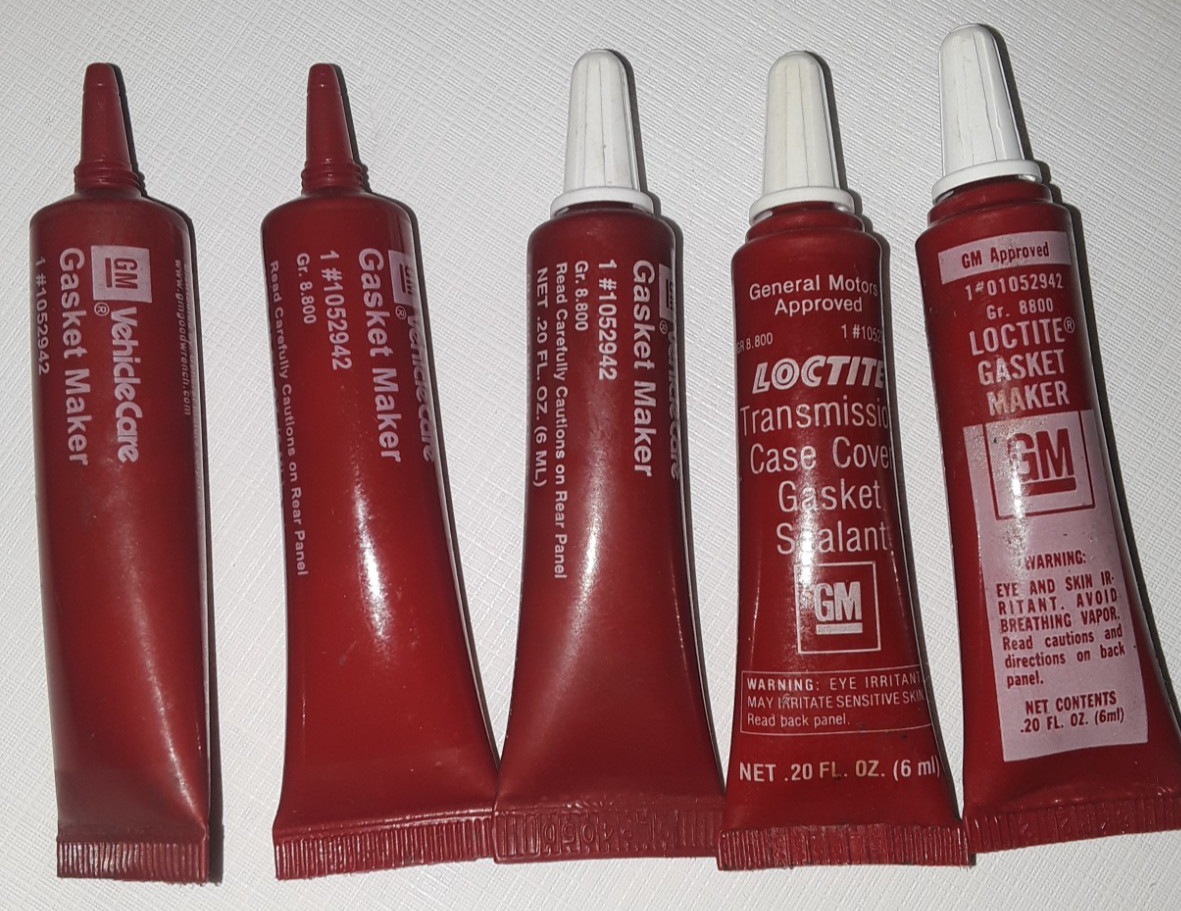 GM 1052942 X4 & 1052756 X1 (LocTite 518) Gasket Maker Anaerobic Sealer
