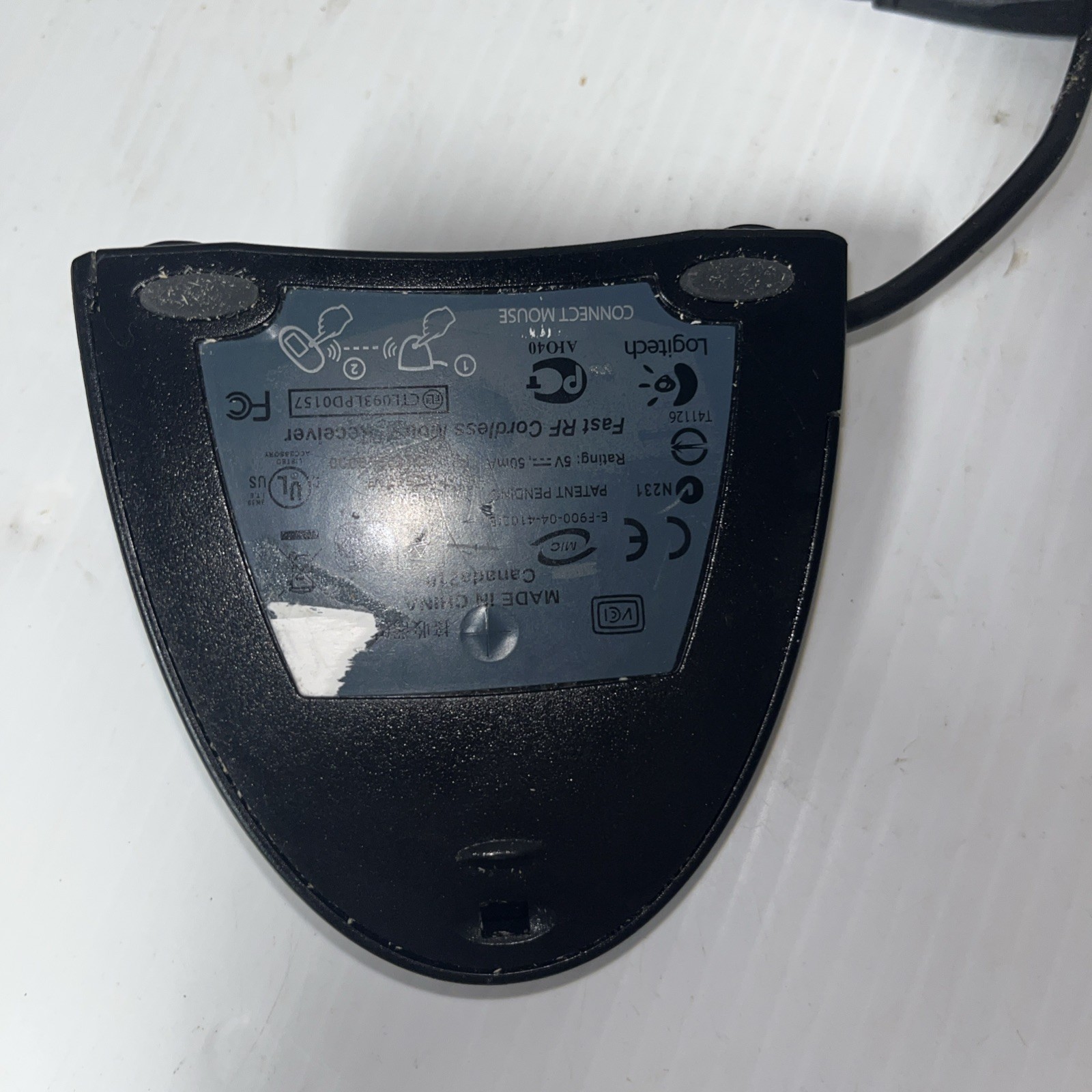 Logitech C-BN4 Fast RF Cordless USB Mouse Receiver