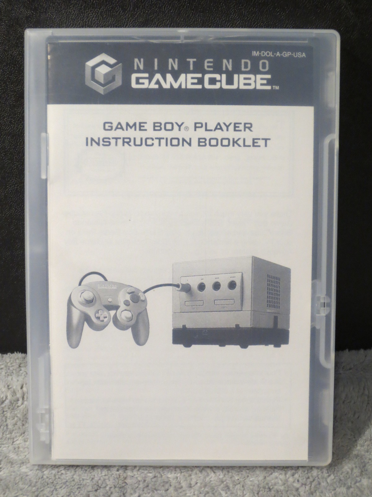 Nintendo GameCube Gameboy Player Start-Up Disc with Manual & Memory Card- Tested