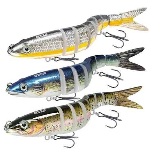 Fishing Lures for Freshwater or Saltwater, Easy to Use for Family A3-5"-0.8oz