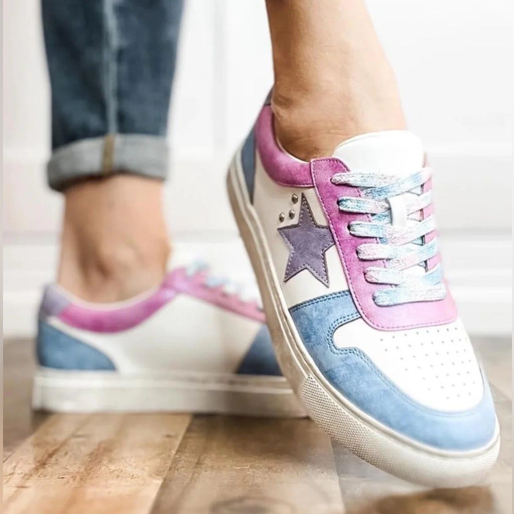 CORKY'S Pastel Multi Constellation Sneakers
