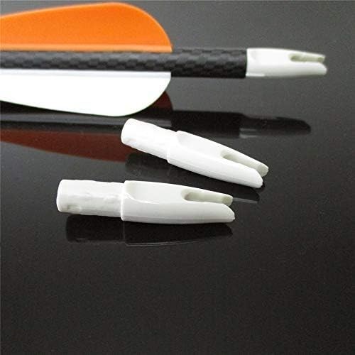 60-Pack Arrow Nocks | 0.246'' Inserts for Archery | Multicolor Selection
