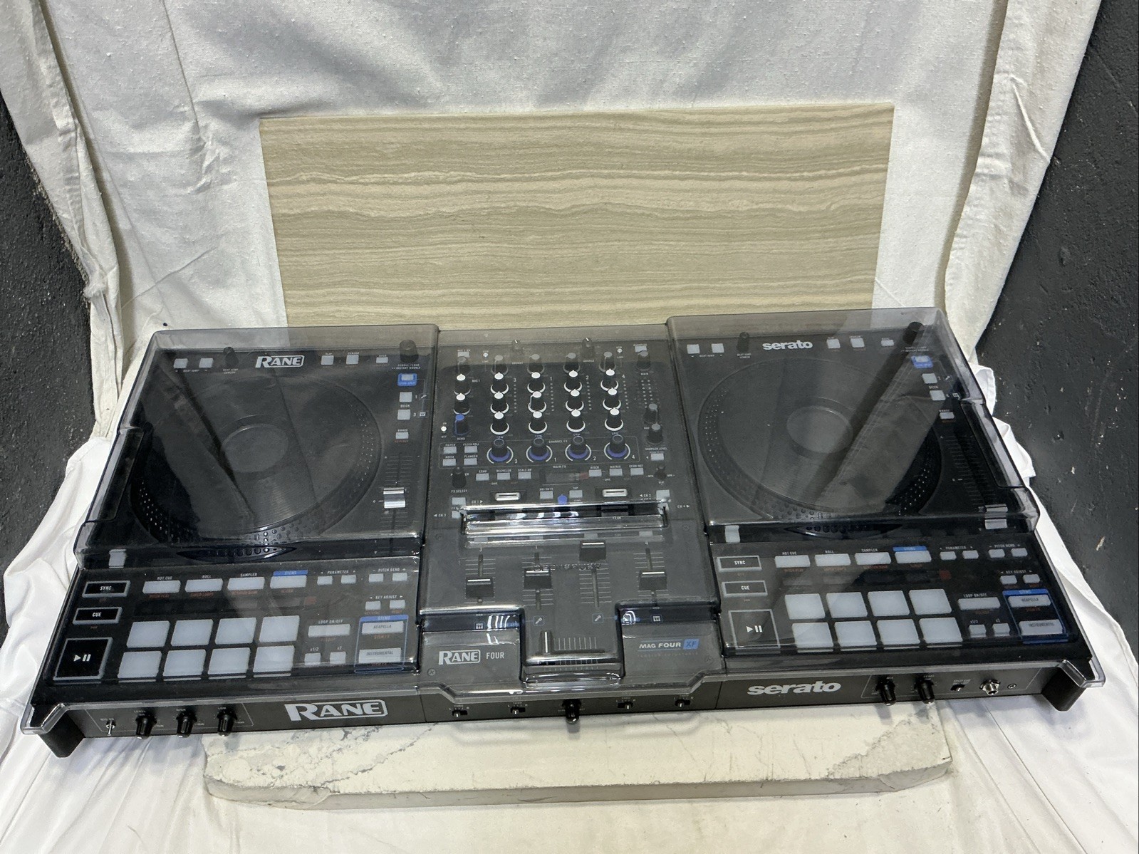 RANE FOUR Professional Serato DJ Pro 4-Channel Stems USB Controller Mixer Tested