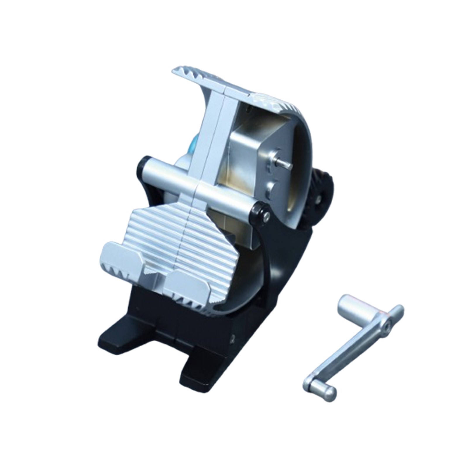 All-metal mechanical sawtooth knob gear hand-crank generator mobile phone hold