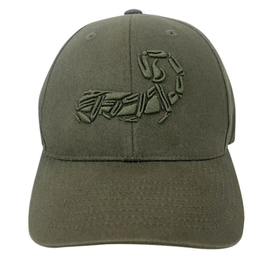 Agilite SCORPION LOGO HAT Ranger Green adjustable closure-One size fits all