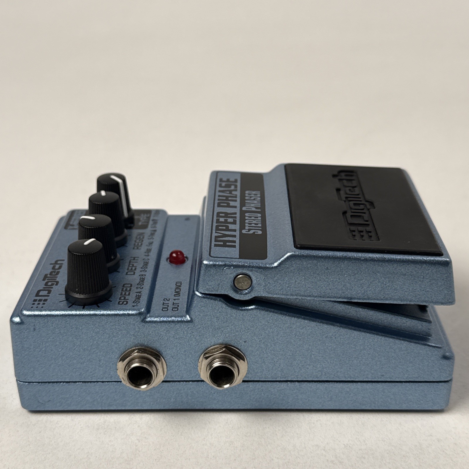 DigiTech X-Series Hyper Phase Stereo Phaser Guitar Pedal Working -Adhesive READ