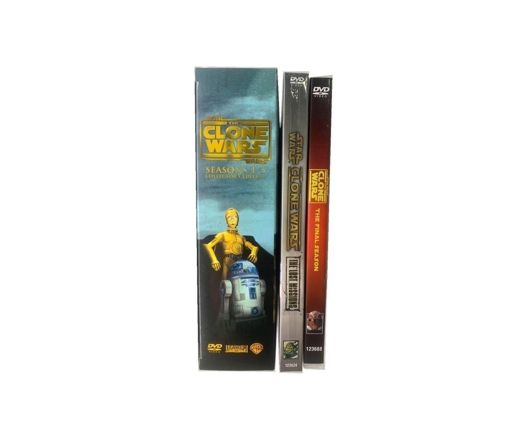 STAR WARS THE CLONE WARS COMPLETE SERIES 1-7( 25-Disc BOX SET)