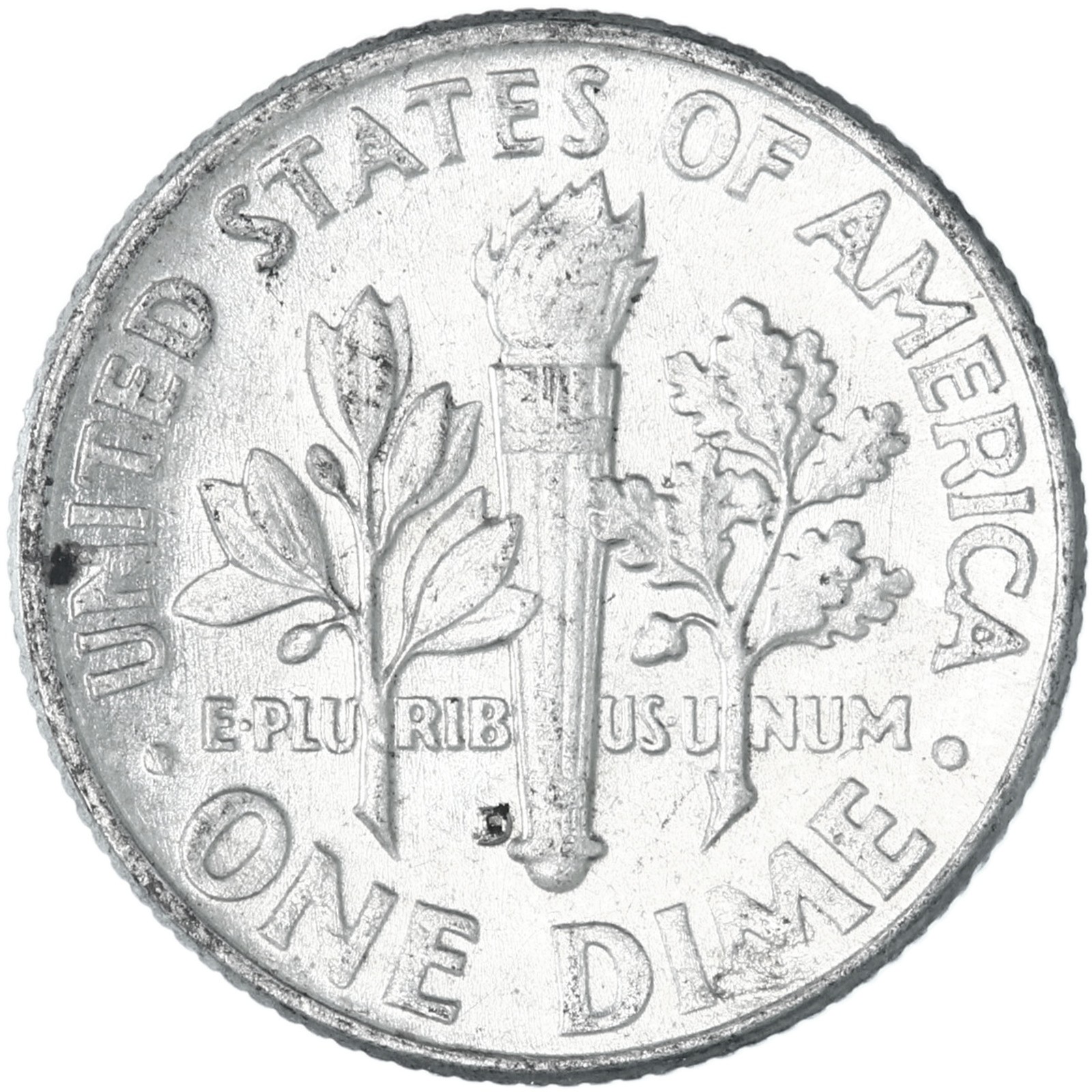 1951 D Roosevelt Dime 90% Silver About Uncirculated AU