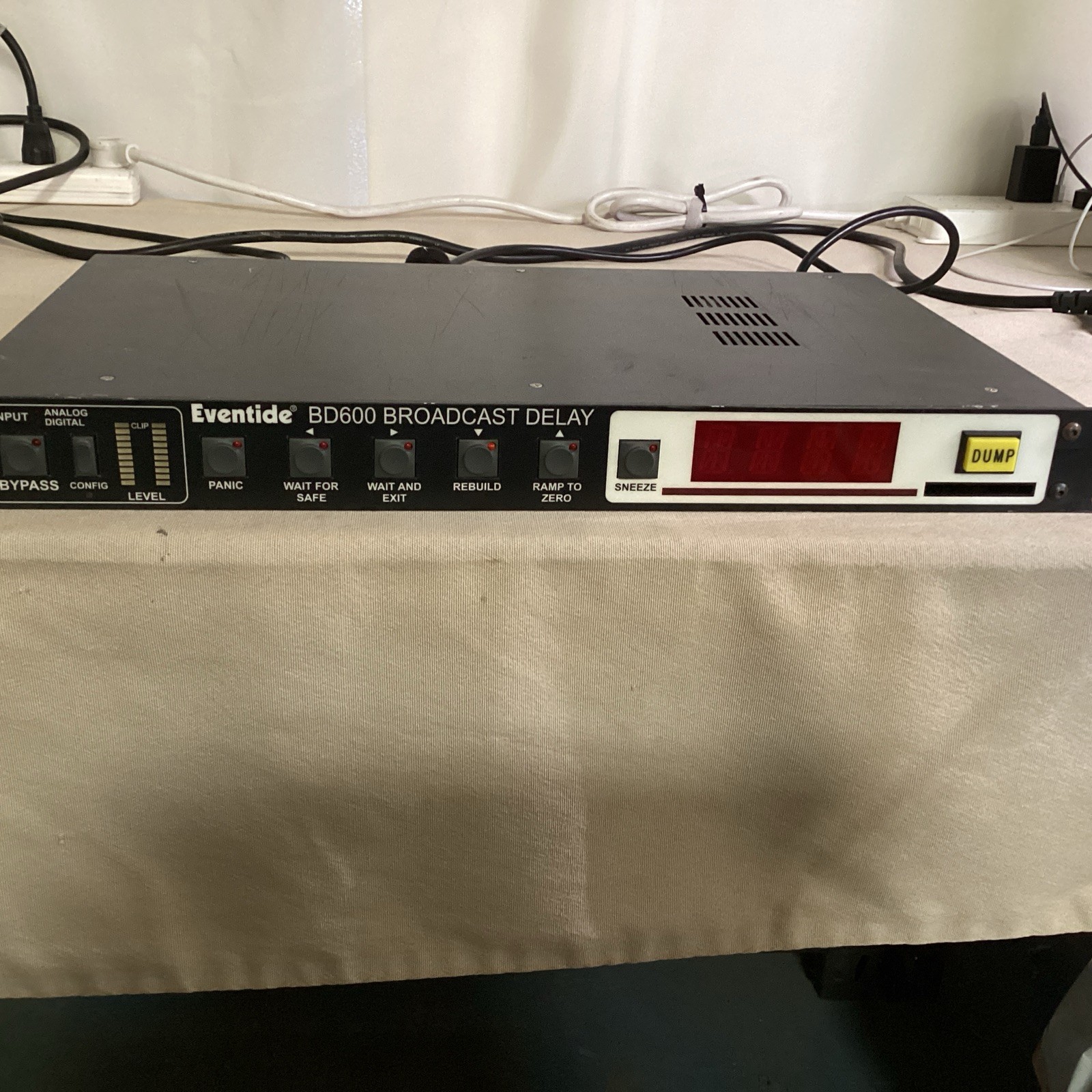 Used Eventide Broadcast Profanity Delay Rack Unit Model #BD600 1134-002
