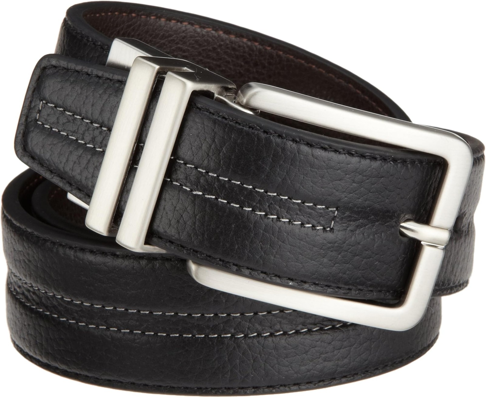 NIKE Golf Stitch Reversible Belt - Black/Brown - 42