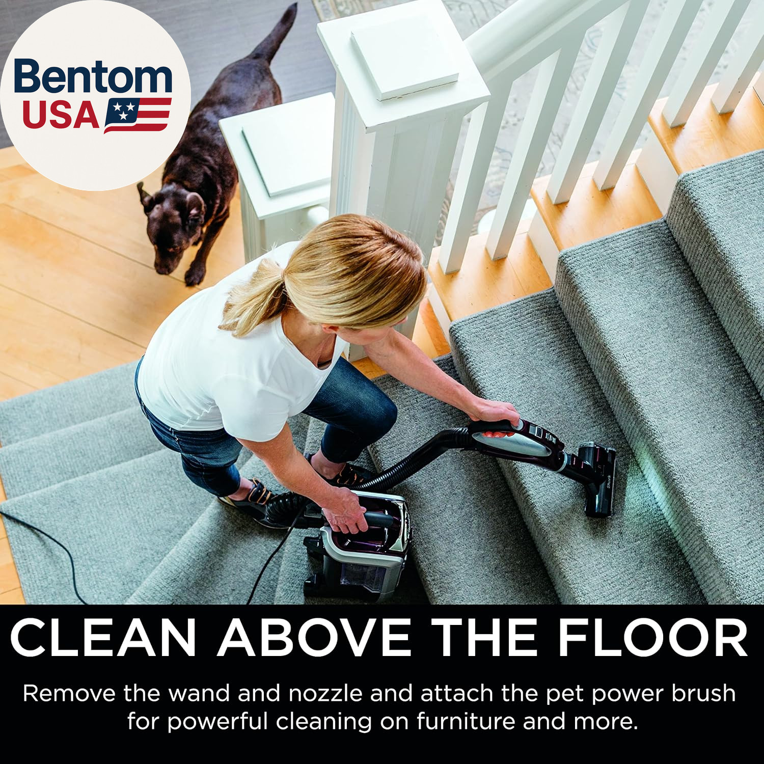 NV752 Rotator Powered Lift-Away Truepet Upright Vacuum with HEPA Filter, Large D