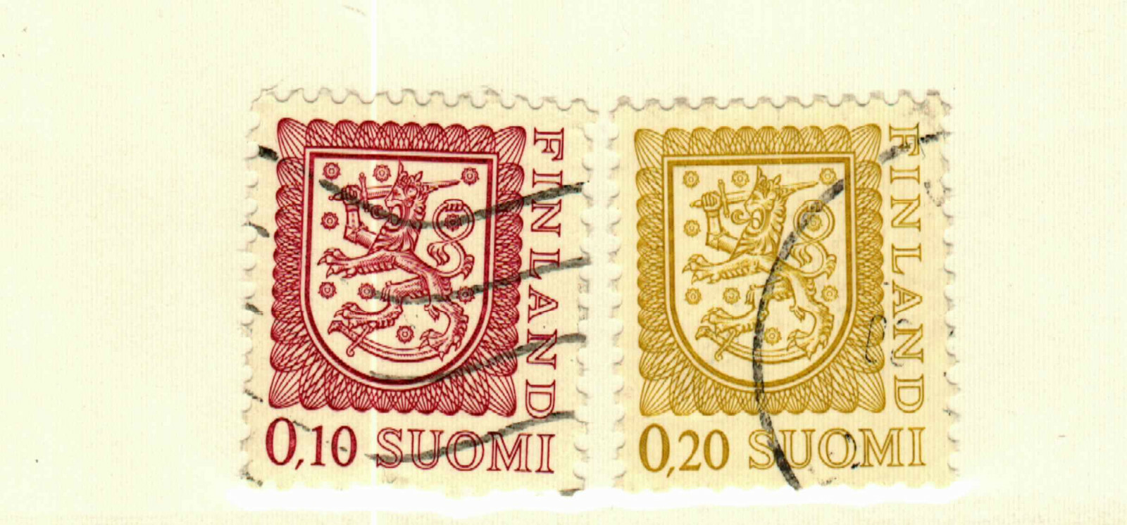 Finland #555-6 used