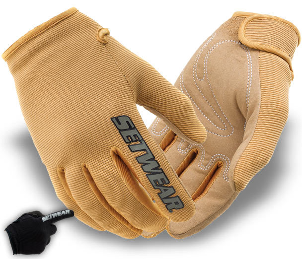 New Setwear Stealth Glove Touch Free Tan Color XX Large Gloves Size XXL (2XL)