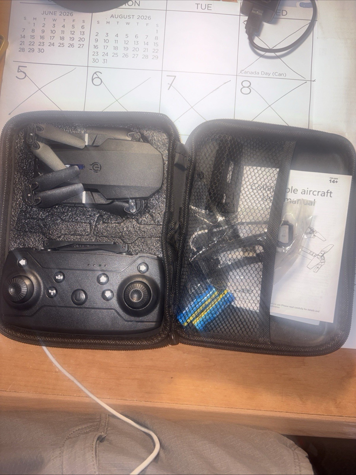 Collapsible Aircraft 2.4 GHZ Edition Black Camera Video Drone