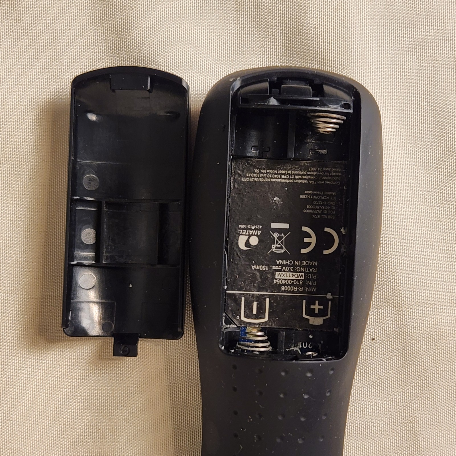 Logitech R400 Wireless Presenter Remote Laser Clicker With USB Receiver *Tested*