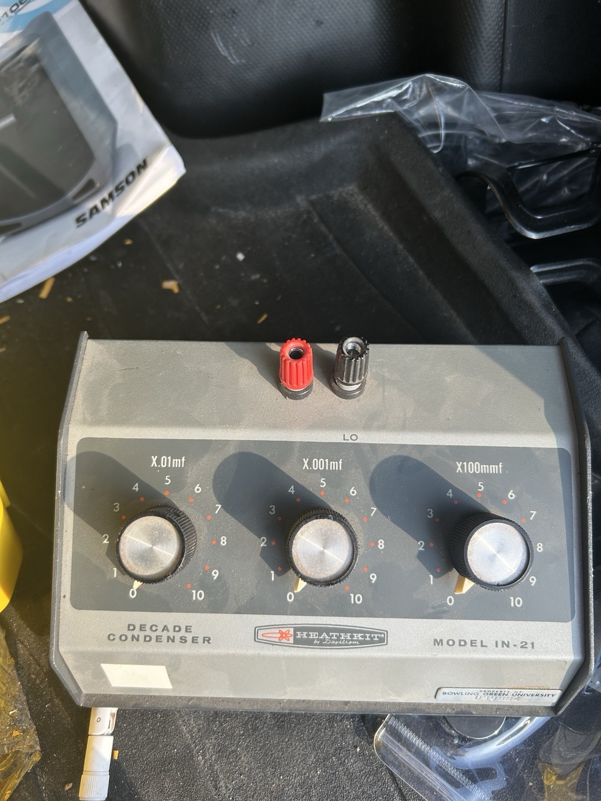 Heathkit IN-21 Decade Condenser Vintage Capacitance Test Equipment Untested