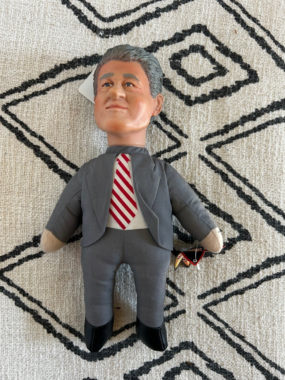 Vintage 1998 Bill Clinton Star Sacks Beanie Plush Doll Limited Edition NWT