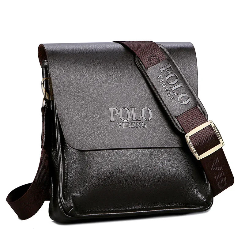 The leisure business single shoulder bag Polo vertical bag man trend inclined sh