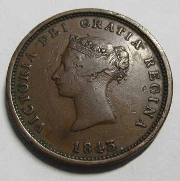 Canada, New Brunswick Penny Token 1843