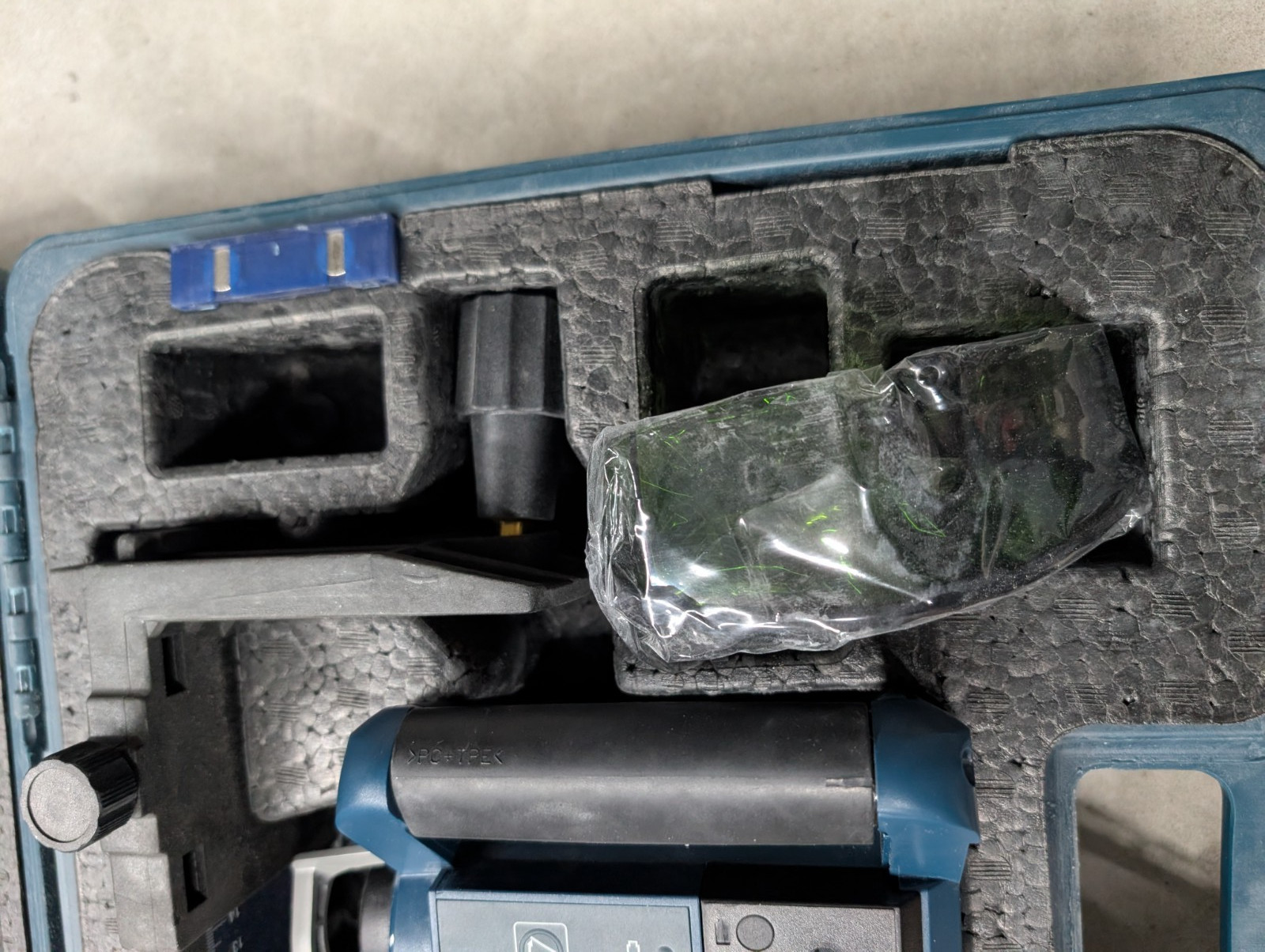 Bosch GRL 300 HVG Green Rotary Laser FOR PARTS w/ Working LR 1G Receiver & Case