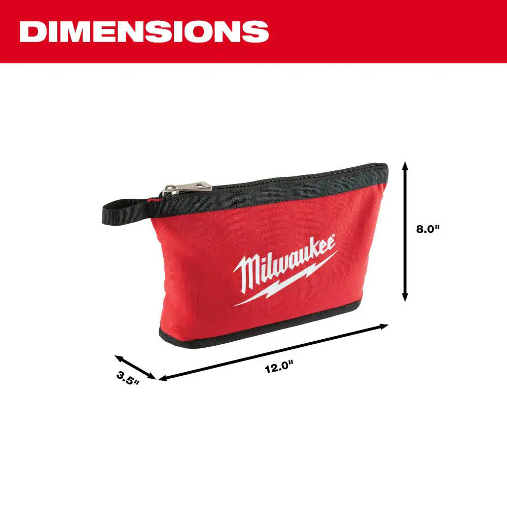 Red Zipper Tool Bag
