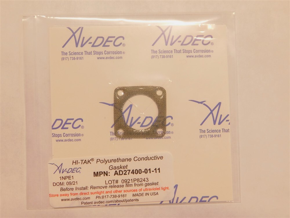 AV-DEC AD27400-01-11 / 5999-01-562-6849 HI-TAK Polyurethane Conductive Gasket