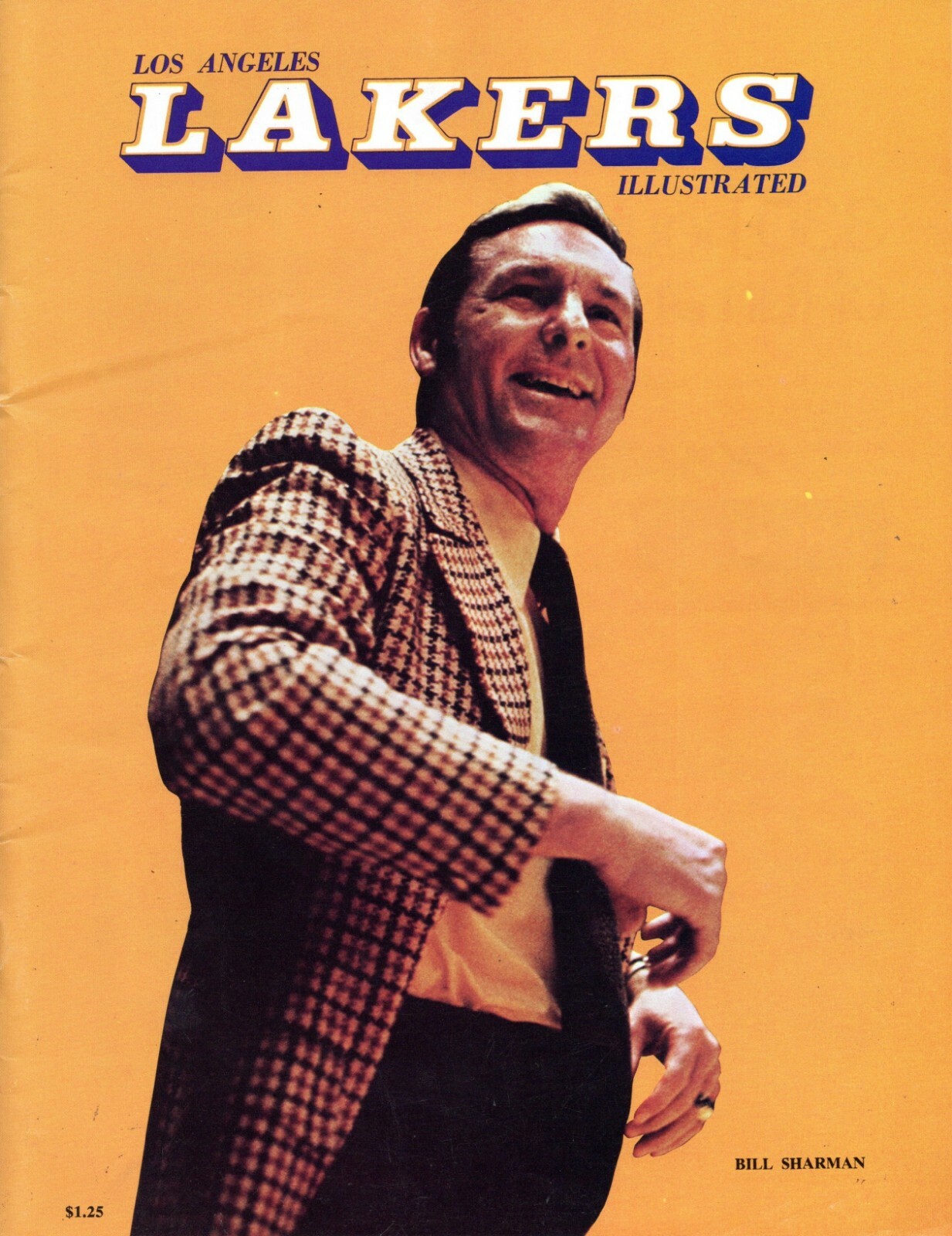 Los Angeles Lakers Illustrated 1974 Program (Bill Sharman (Lakers Vs Bulls)