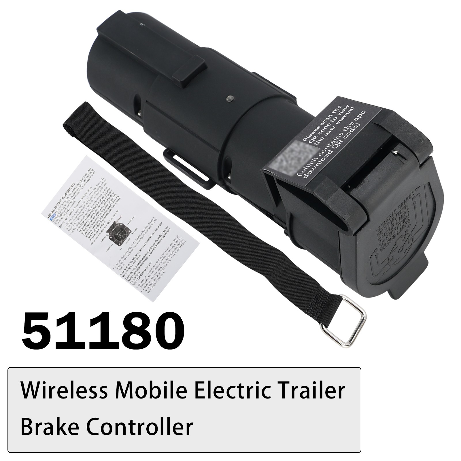 51180 Wireless Mobile Electric Trailer Brake Controller w/ Bluetooth-Enabled F8