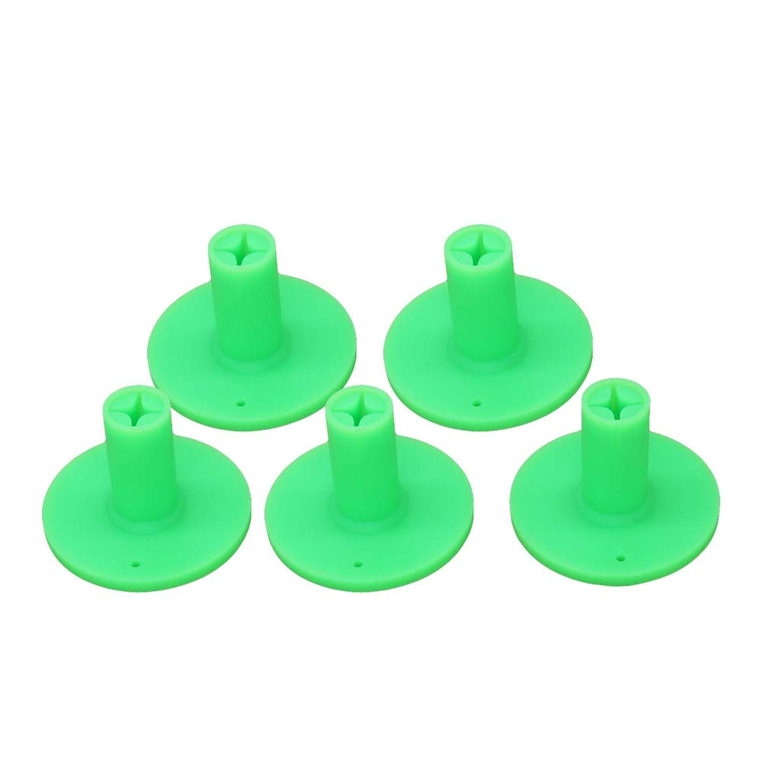 Golf Rubber Tee Holder Set for Golf Driving Range Tee Practice Tool Pack of 5