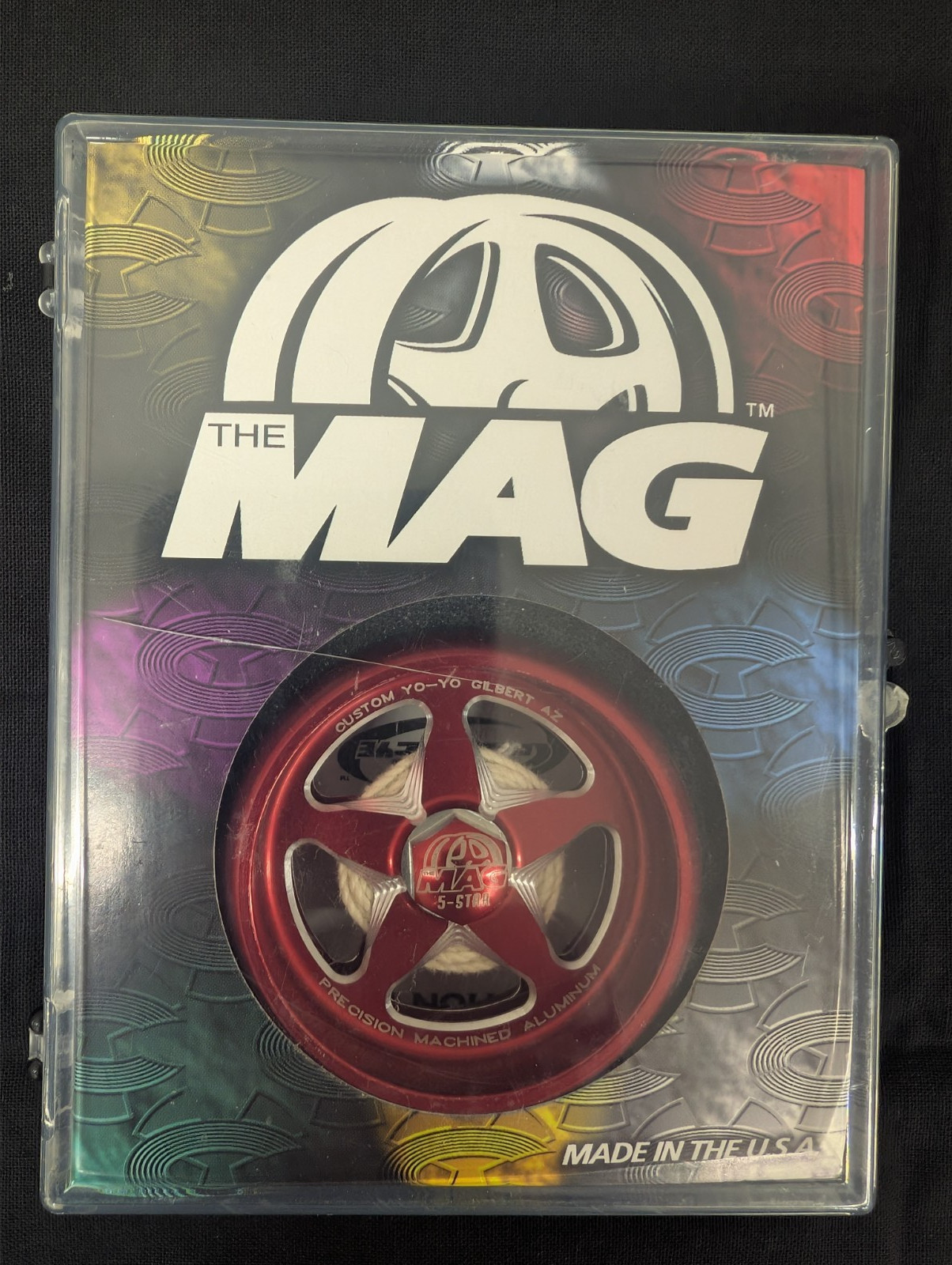 Vtg Custom Yo Yo The Mag RED Machined Aluminum Performance