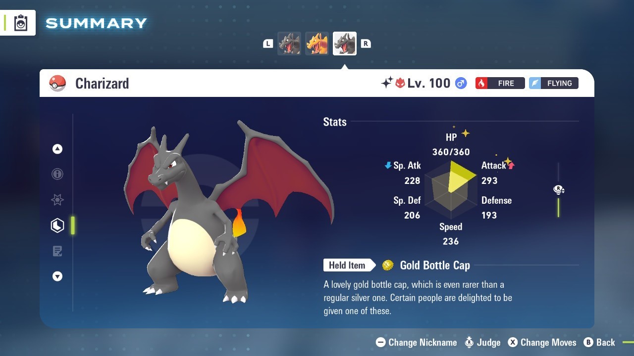 Pokémon Legends: Z-A Shiny Charizard X 6iv ✨Max EV✨ALPHA