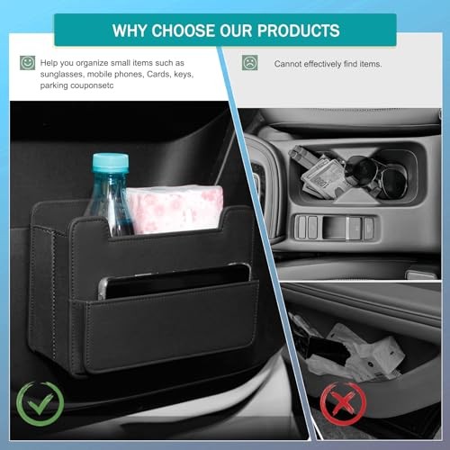 Tumecos Foldable Car Storage Without Eyeglass Clip & Clip-On
