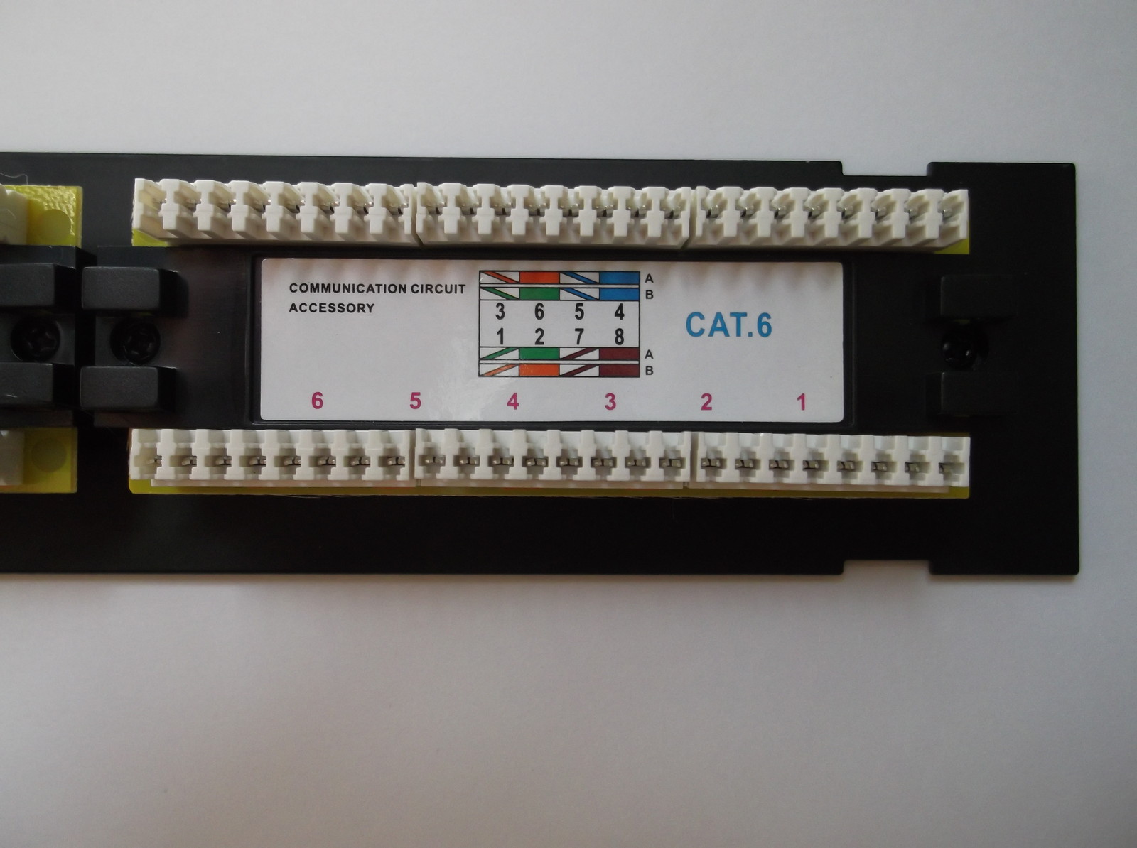 Cat6 12 Port Patch Panel 2 Pcs Pack Free Shipping Tuff Jacks Quality