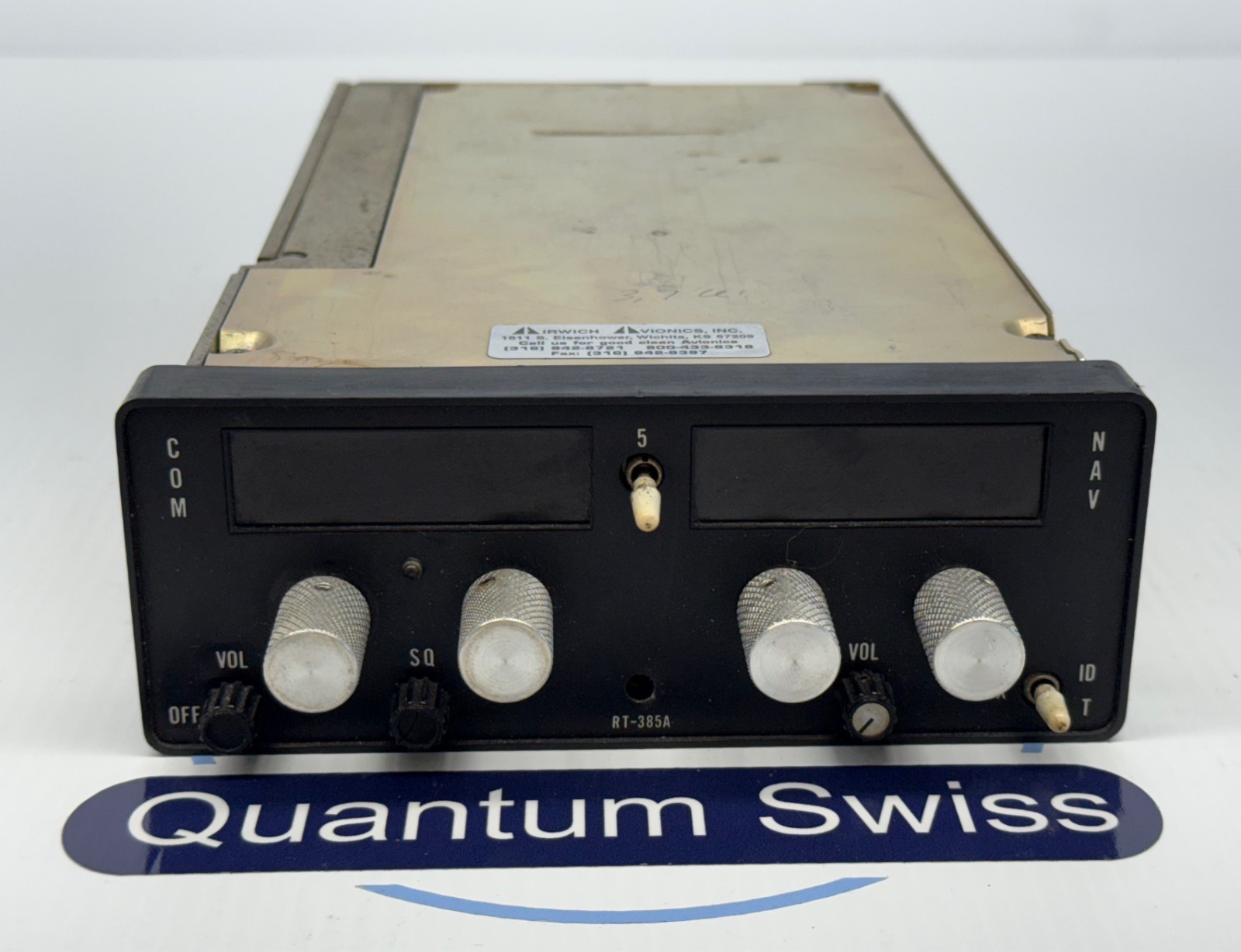 ARC RT-385A 46660 NAV COM 28V TRANSCEIVER CESSNA TSO C37b C38b CORE