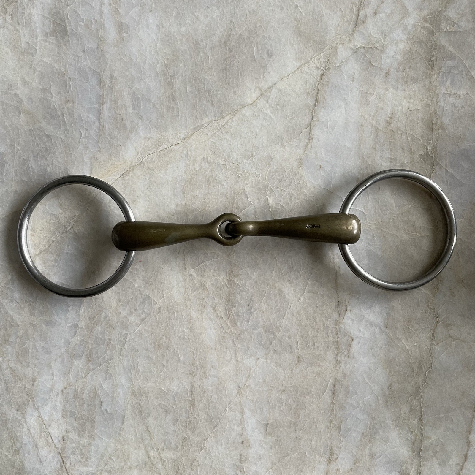 Herm Sprenger Aurigan Loose Ring Snaffle Horse Bit 5.5”