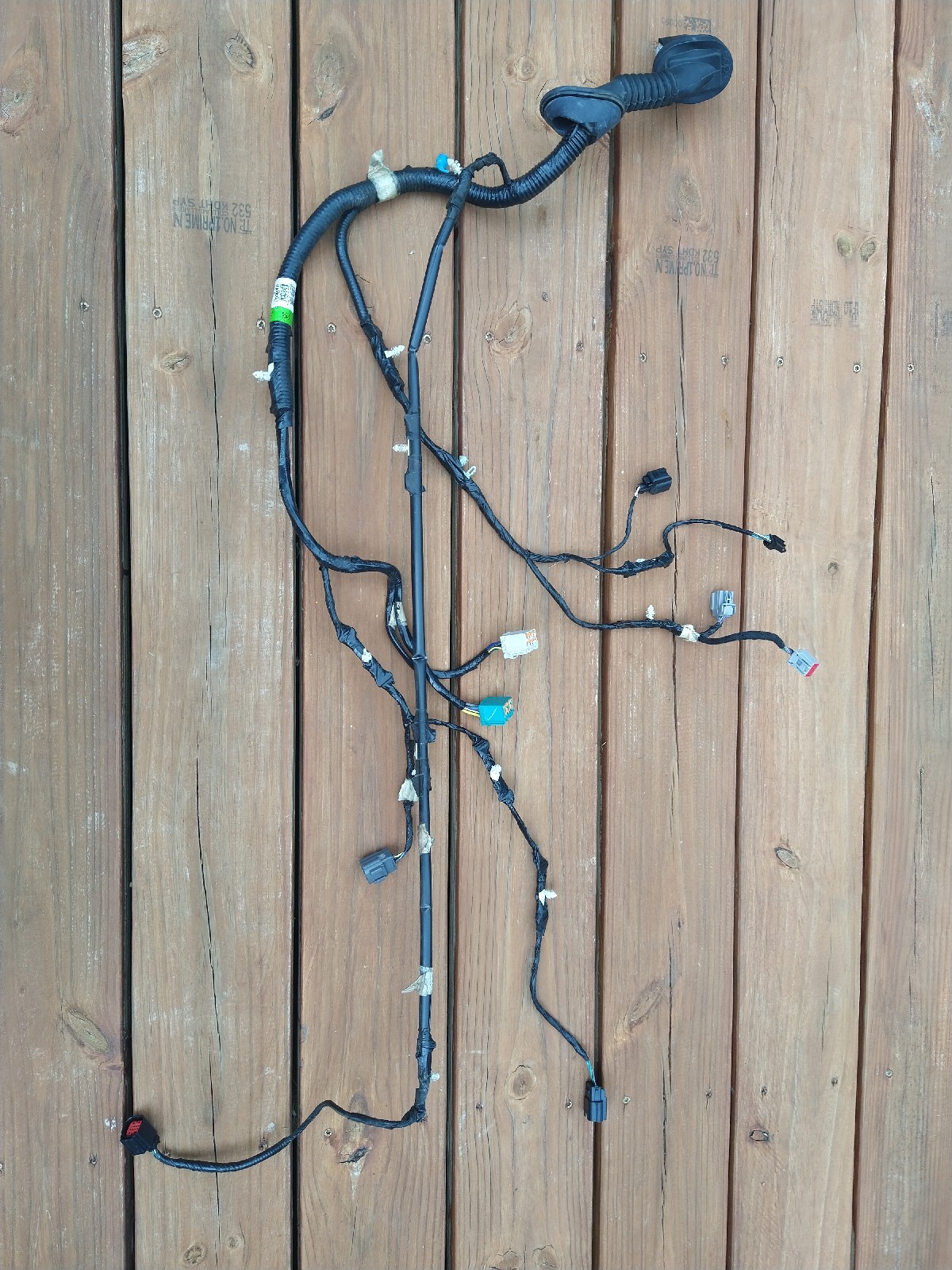 2008-2012 Ford Escape Left Front Door Driver side Wiring Harness BL8T14631B6EJ4