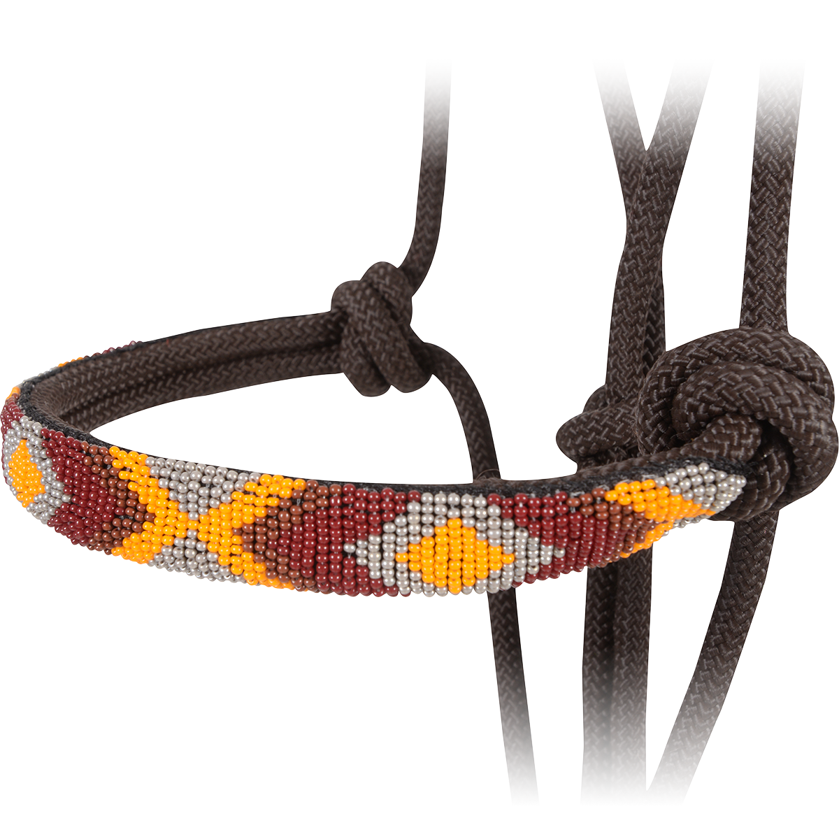 CASHEL BEADED NOSE ROPE HALTER