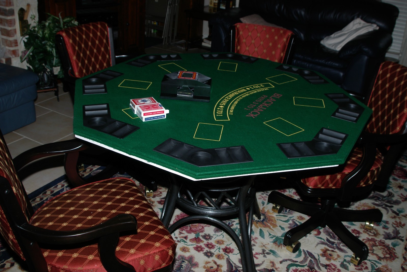World Poker Tour Table Top  folding with carry bag - Local Pick Up Only