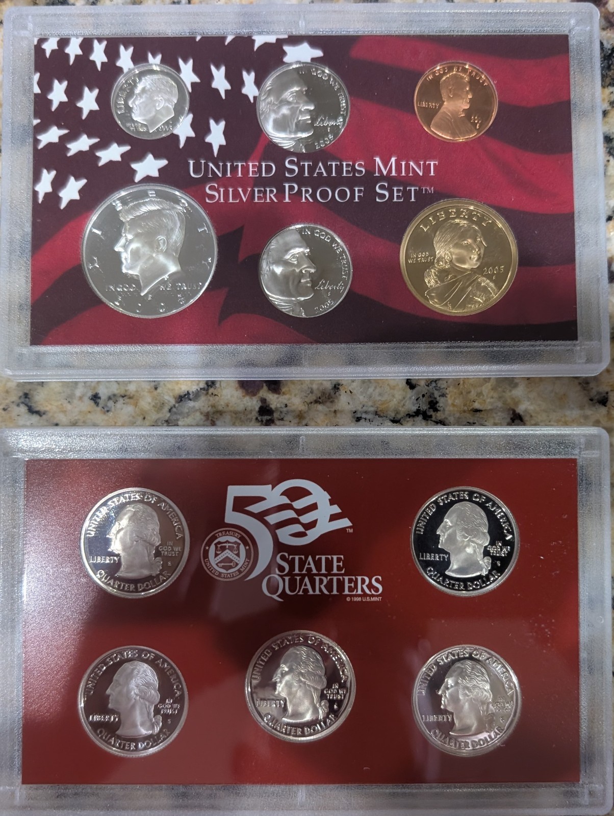 2005 S United States Mint Silver Proof Set -  Proof Set w/ Box & COA