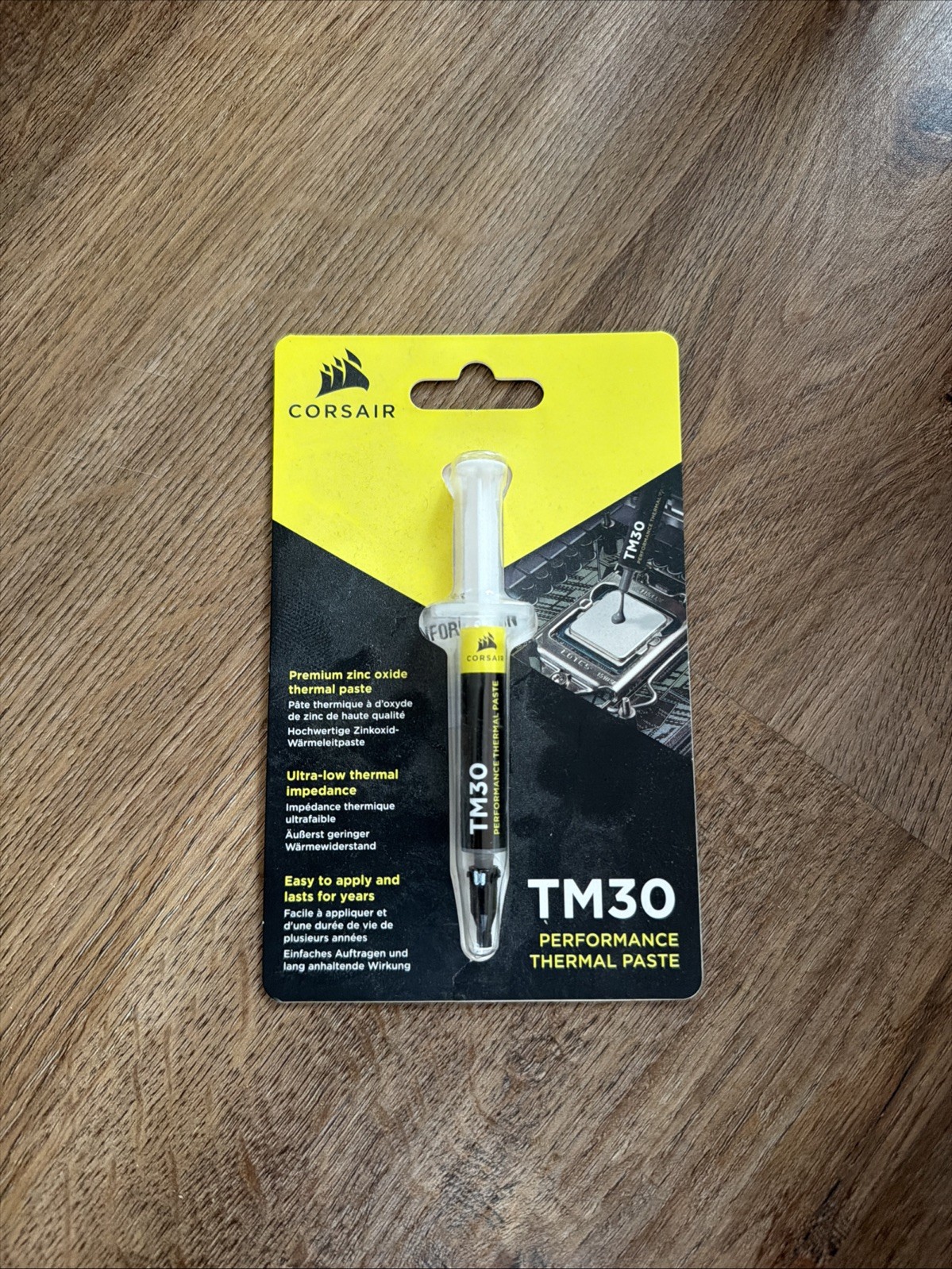 Corsair TM30 Performance Thermal Paste | Ultra-Low Thermal Impedance CPU/GPU | 3