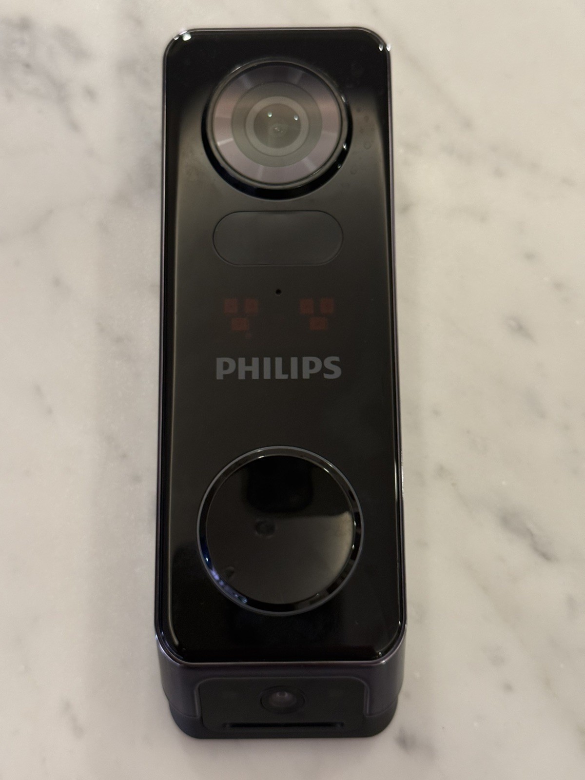Philips 2K Dual Camera Video Doorbell with Chime, Motion, and Alexa/Google