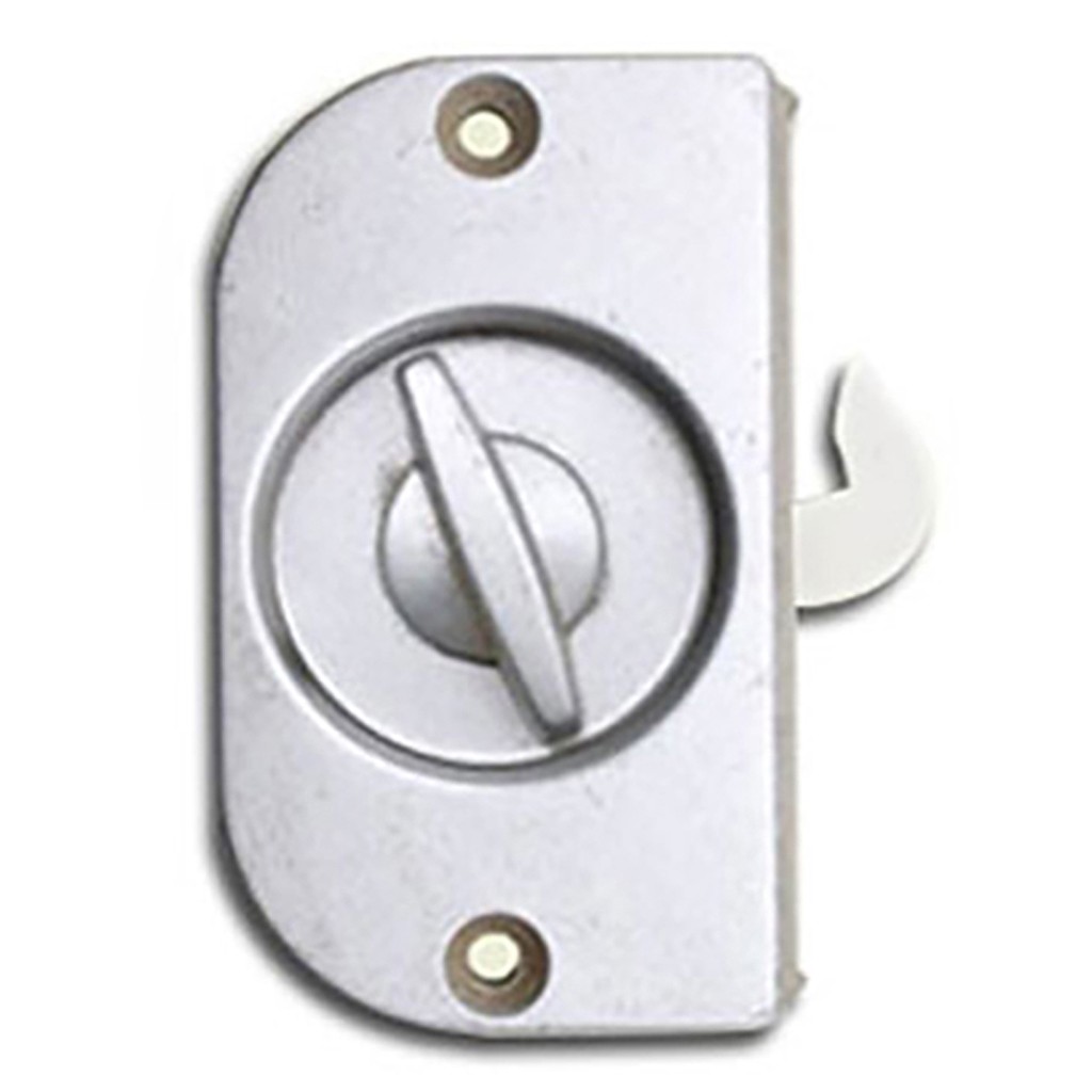 Andersen 2 Panel Patio Door Screen Latch / Lock - Satin Silver