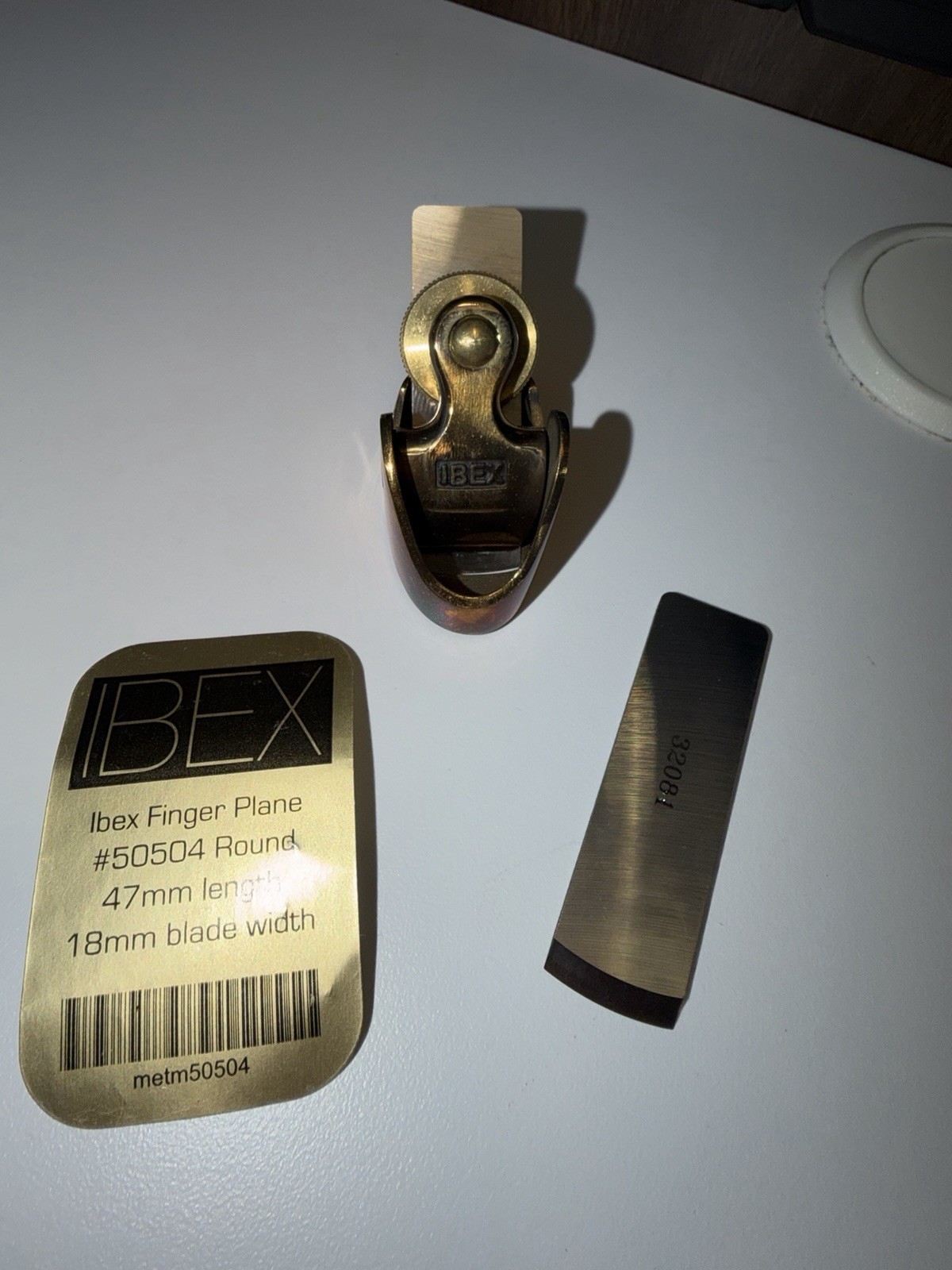 Ibex 47mm Finger Plane Fitting 18 Mm Blade Includes Extra Blade!