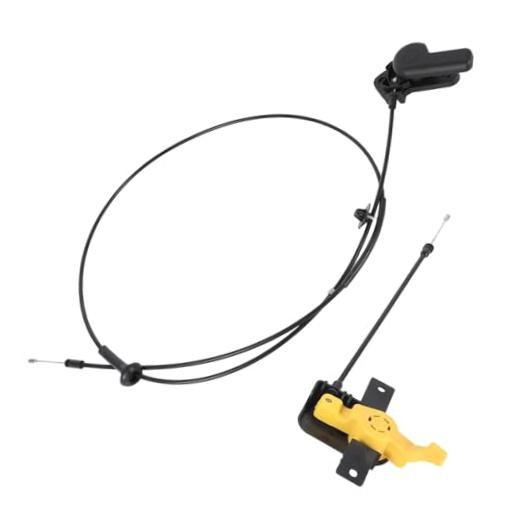 Front Hood Release Control Cable with Release Handle and Latch Bracket Cable